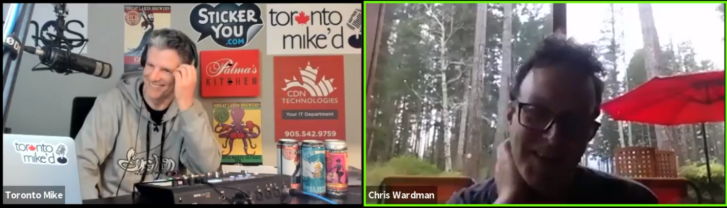 Toronto Mike'd Podcast Episode 840: Chris Wardman from Blue Peter