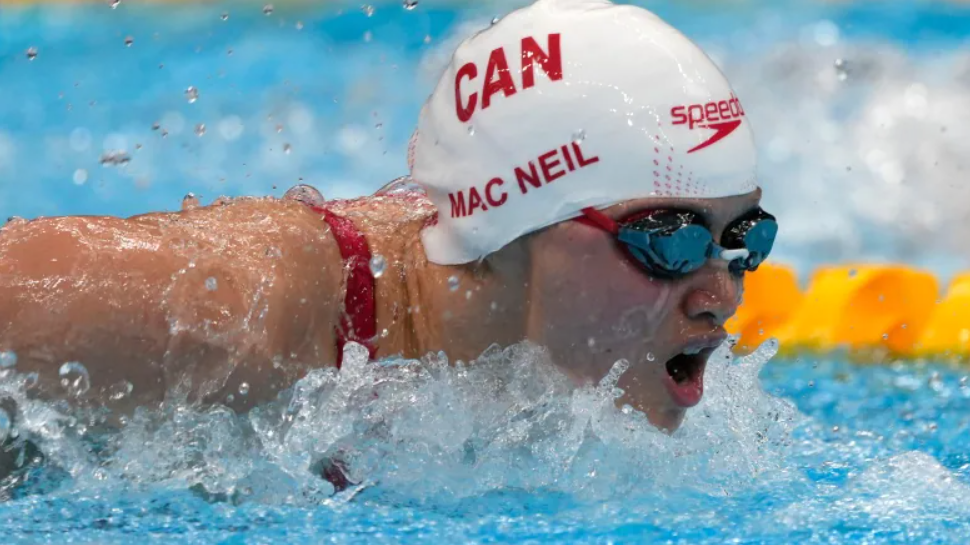 Maggie Mac Neil Wins Gold in Women's 100m Butterfly 🥇