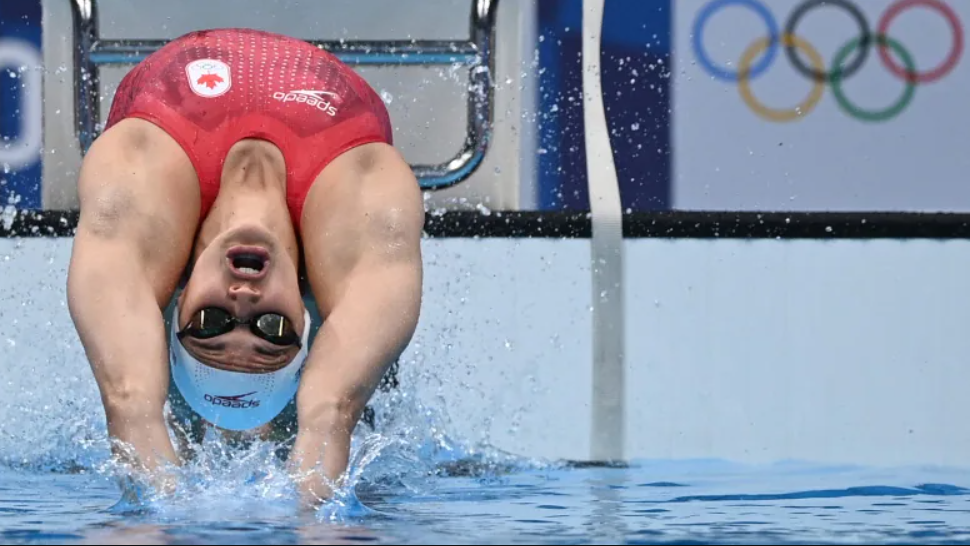 Kylie Masse Wins Silver in Women's 100m Backstroke 🥈