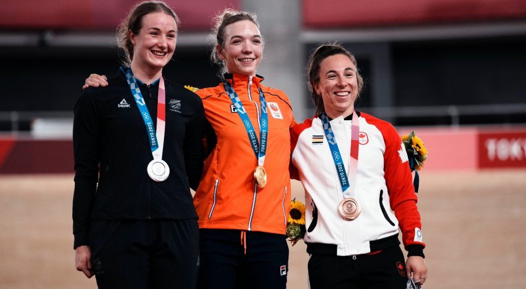 Lauriane Genest Wins Bronze in Track Cycling Women's Keirin 🥉