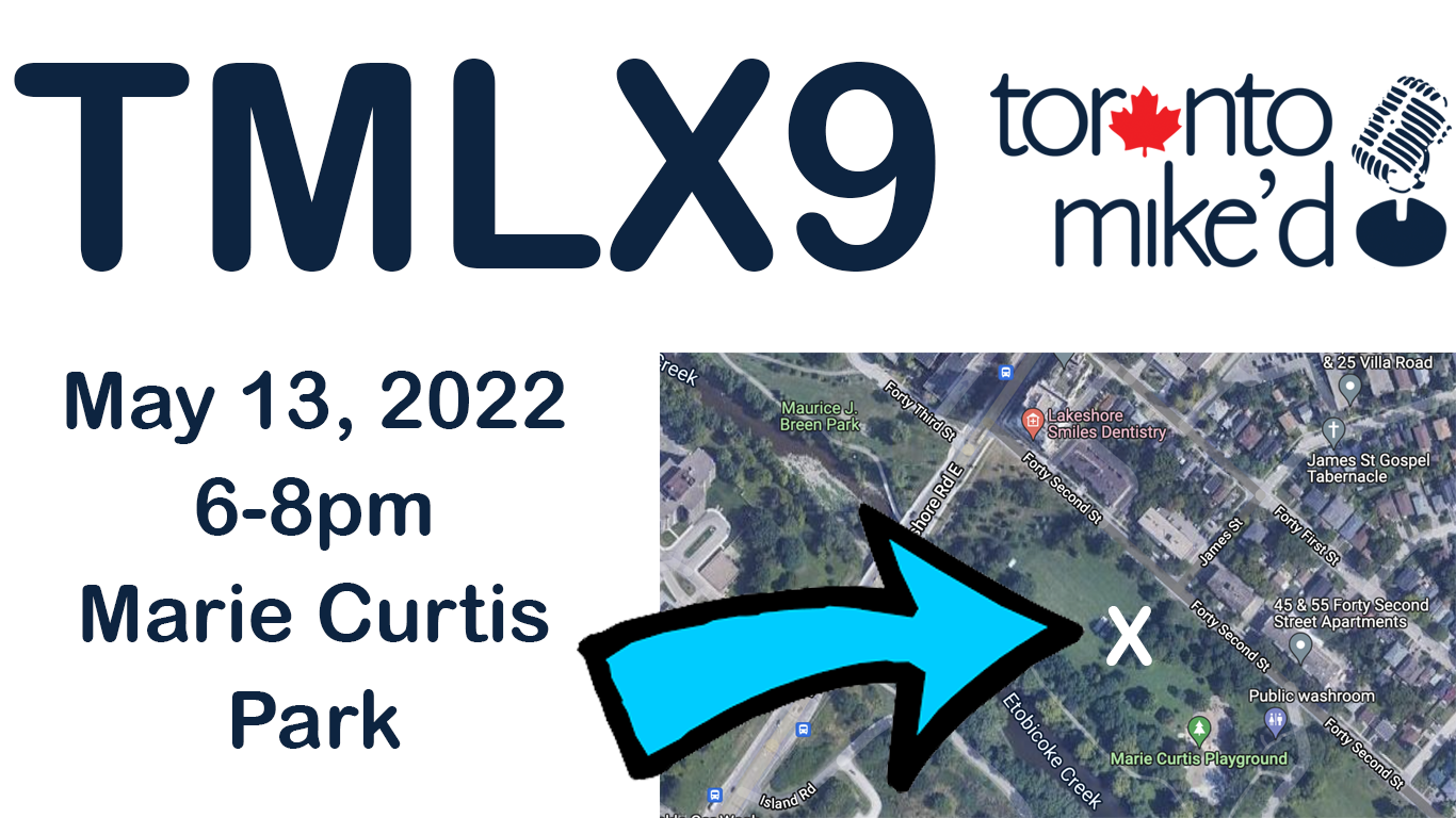 #TMLX9 is May 13 at 6pm