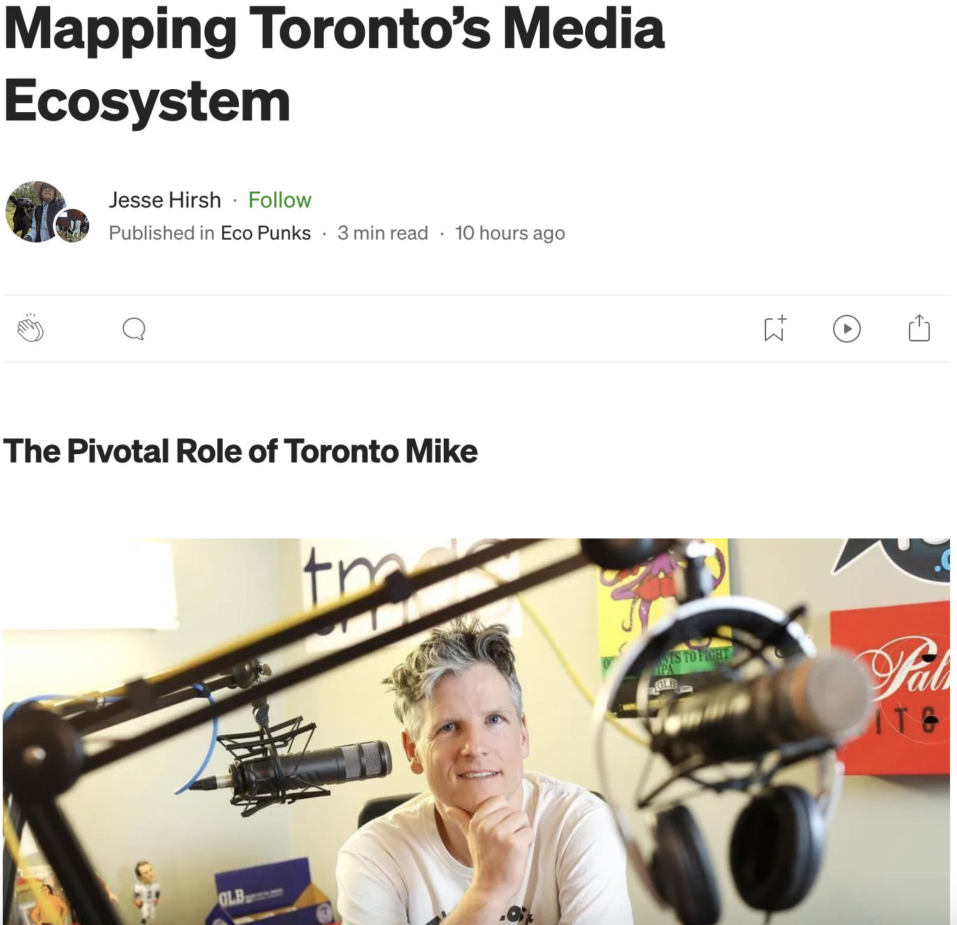 Mapping Toronto’s Media Ecosystem