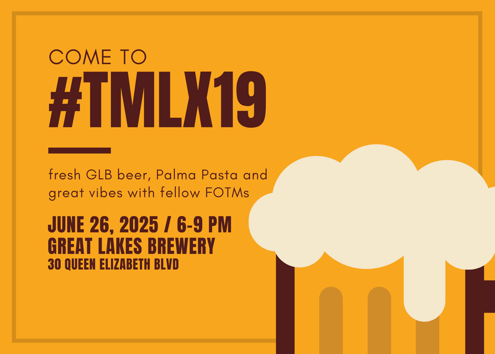 #TMLX19 is Thursday, June 26, 2025