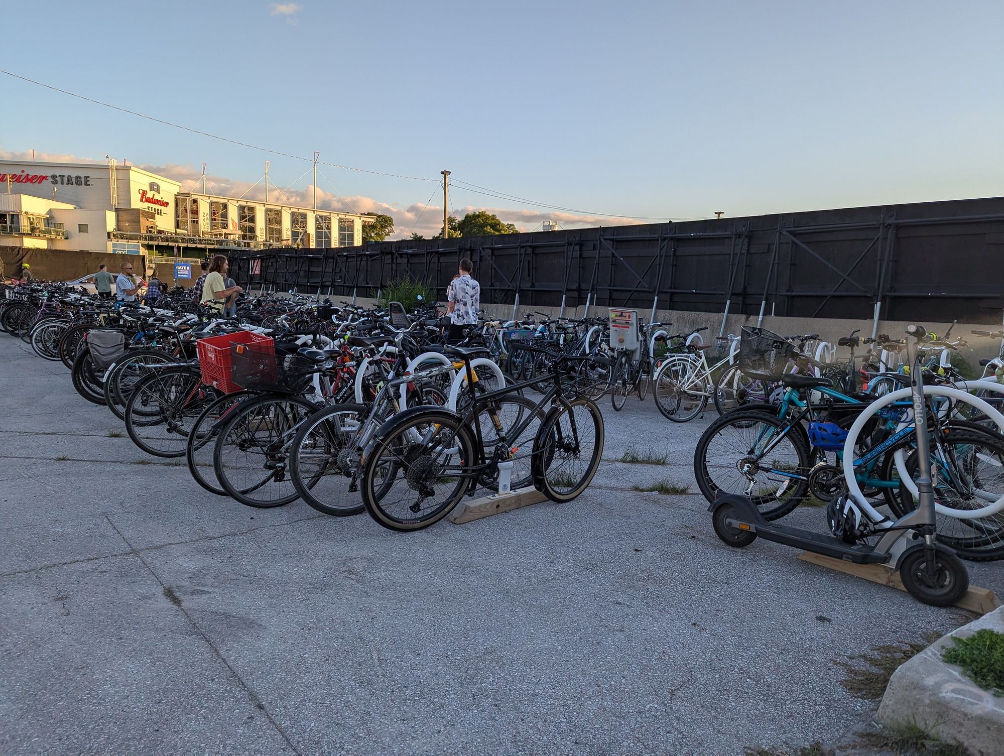 Better Bike Parking at Budweiser Stage