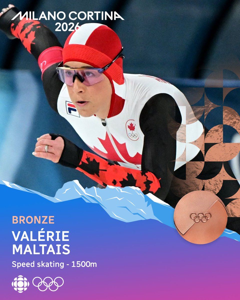 Valérie Maltais Wins Bronze in the Women's Long-Track 1,500 Metres 🥉