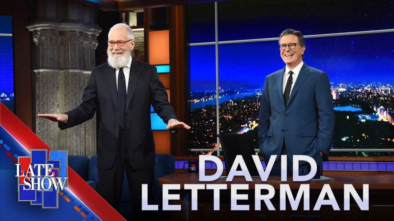 Wanton Destruction Of CBS Property - Letterman & Colbert Toss Stuff Off The Roof Of The Ed Sullivan