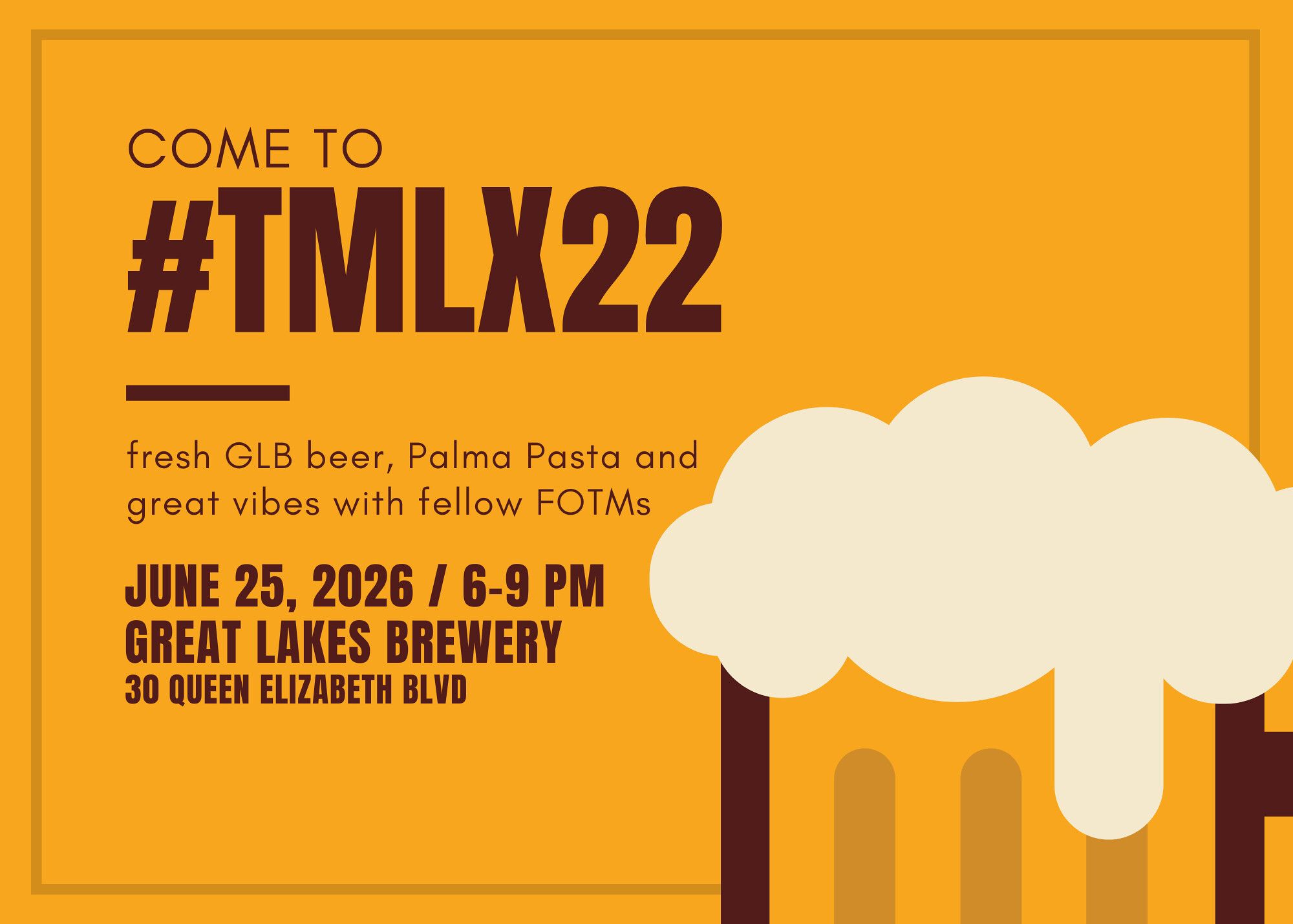 #TMLX22 is Thursday at GLB