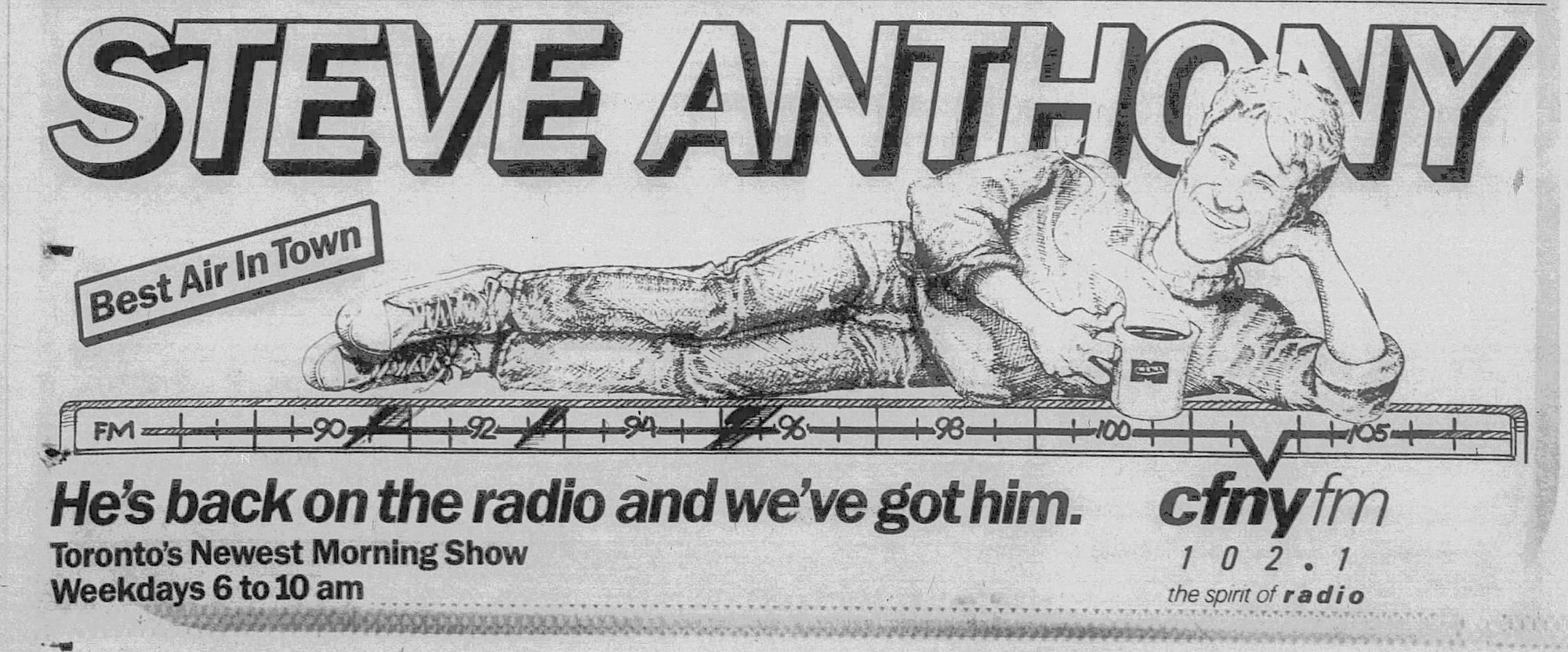Steve Anthony on CFNY