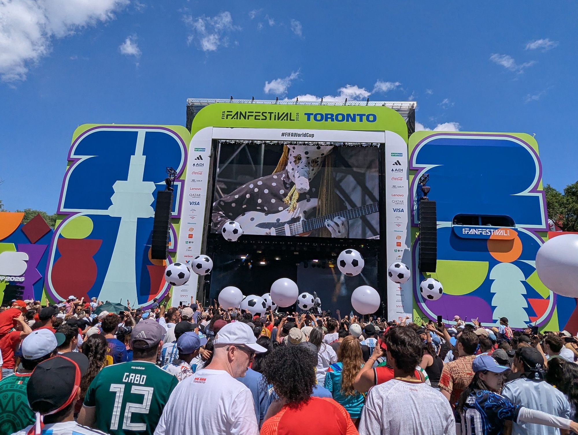 Angine de Poitrine at FIFA Fan Festival in Toronto