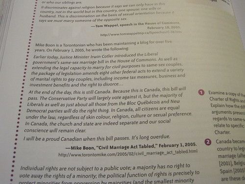 I'm Quoted in a Text Book Called Perspectives on Ideology