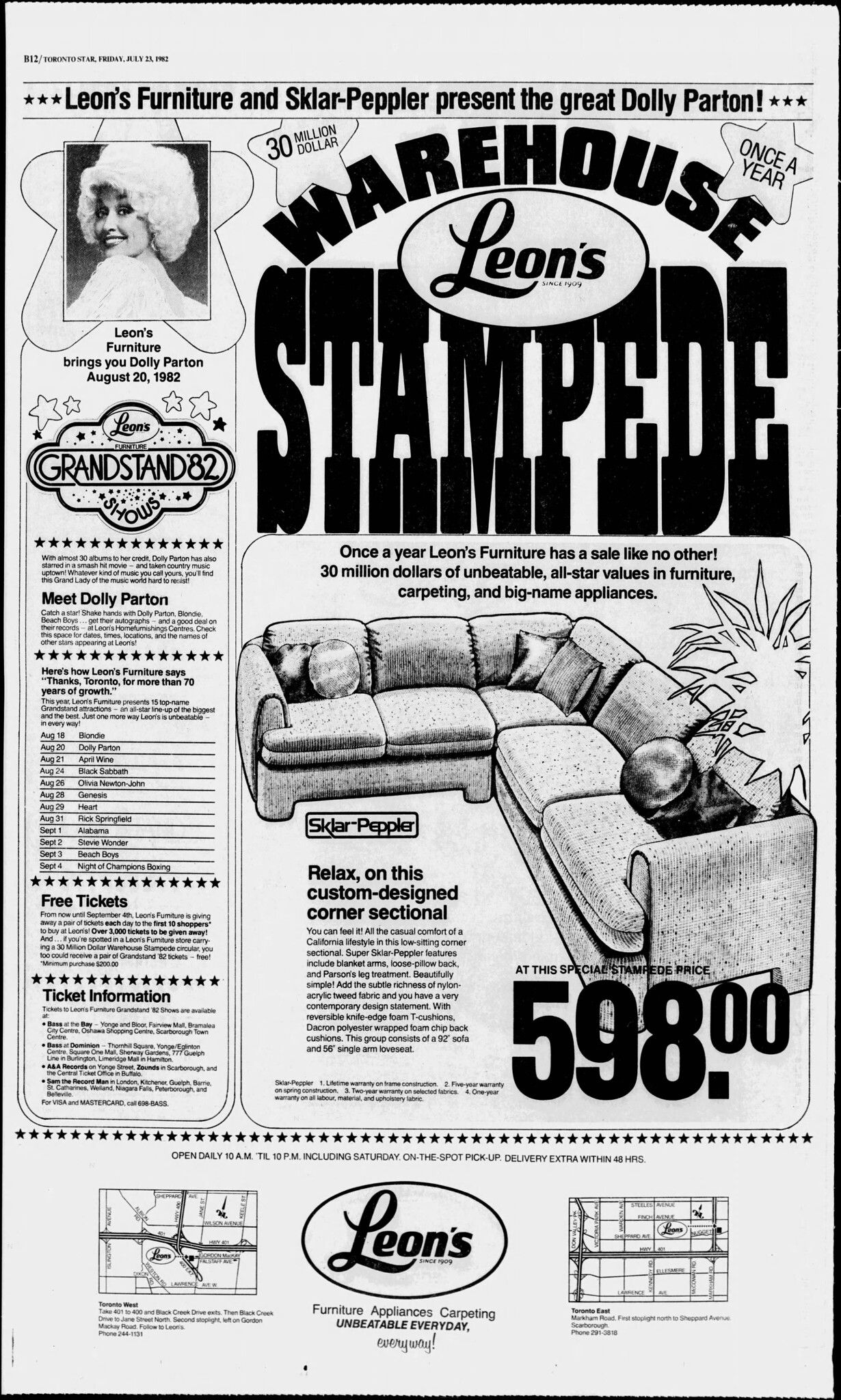 Toronto Newspapers Covering Dolly Parton Through the Years