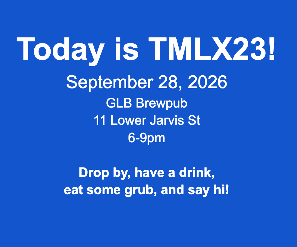TMLX23 is Tonight!