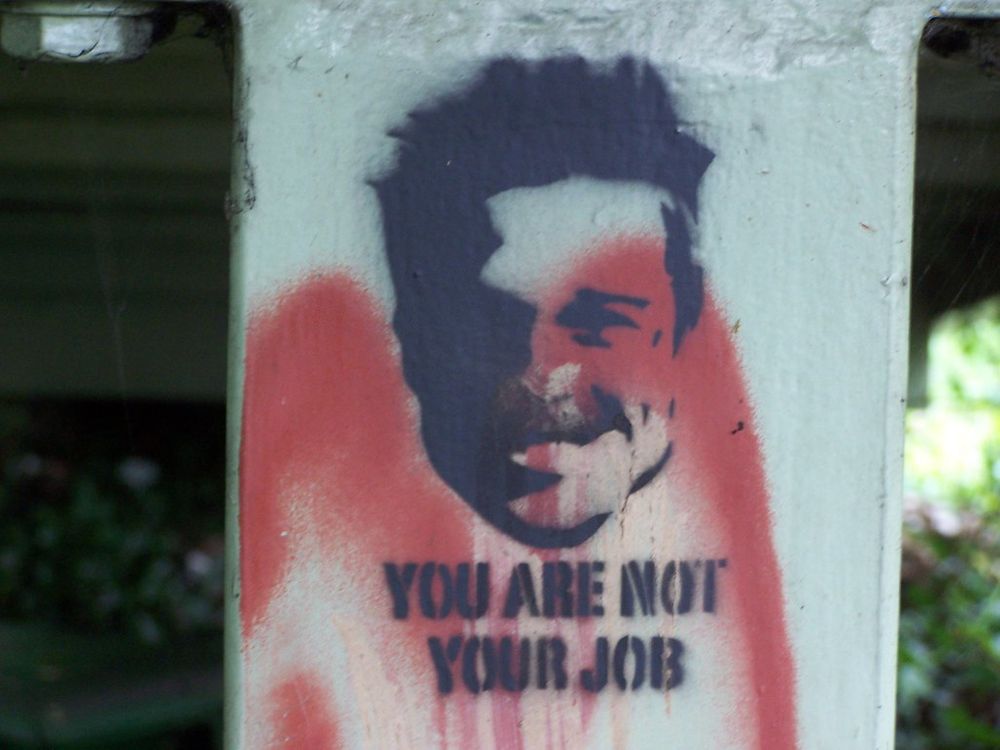 You re not your job. Great картинка. Mad men meme. Картинка great job. Бойцовский клуб you are not you job.